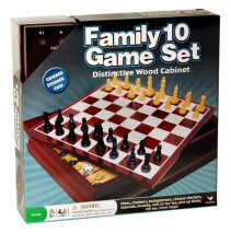 10-i-1 spel i trä