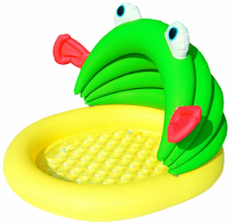 BESTWAY, Babypool med solskydd, Fisk