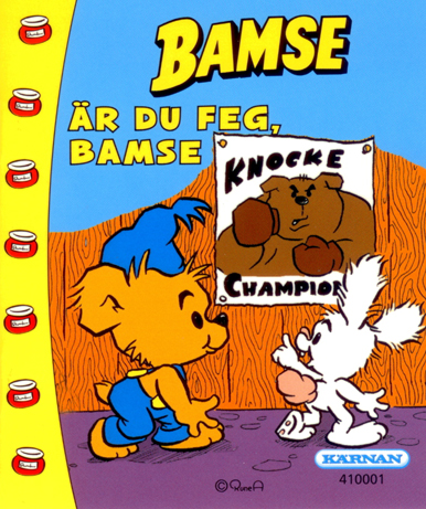 Minibok bamse, Är du feg bamse?