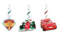 Disney Cars Ice Racers, Hängande dekor, 3 st