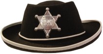 Svart Cowboyhatt