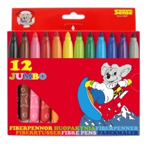 Fiberpennor jumbo, 12-pack