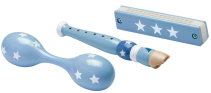 Kids Concept, Instrument set 3-pack, Blå