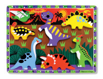 Melissa & Doug, Dinosaurier, Pussel 7 bitar