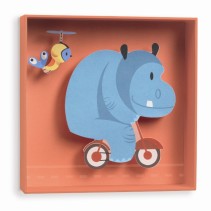 Djeco, 3D Tavla Flodhäst