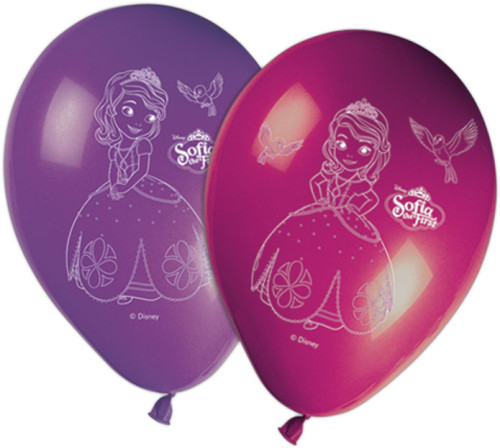Disney Sofia den Första, Ballonger, 8 st