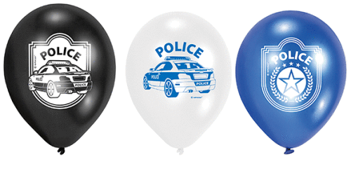 Polis, Ballonger, 20 cm, 6 st