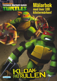 Ninja Turtles, Målarbok med stickers