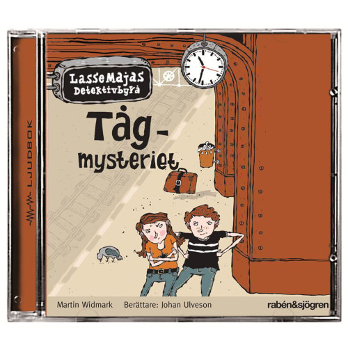 LasseMajas Detektivbyrå, Tågmysteriet, ljudbok CD