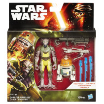 Star Wars VII, Garazeb Orrelios och C1-10P "Chopper", 9 cm