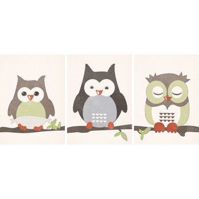 Kids Concept, Poster Pumpkin, 3-pack