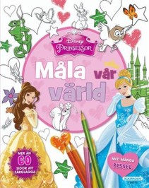 Målarbok Måla vår värld – Prinsessor