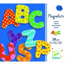Djeco, Magnetbokstäver Färgglada 38 st
