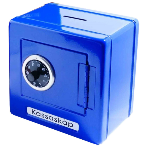 Kassaskåp Metall Blå