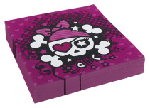 Pink Pirate, Servett, 33×33 cm, 20 st