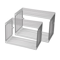 Done by Deer, Hylla, Wire Rectangle, 2-pack, Grå