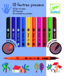 Djeco, 10 Tuschpennor Classic