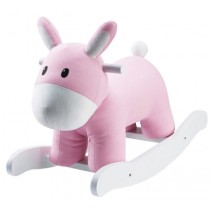 Kids Concept, Gunghäst, Rosa/vit