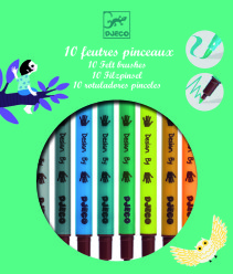 Djeco, 10 st Tuschpennor Natur