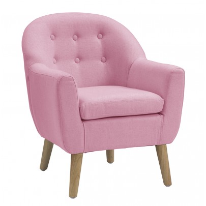 Kids Concept, Retro Barnfåtölj Rosa