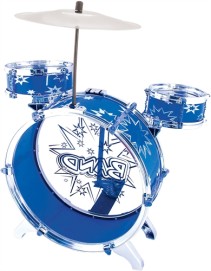 Trumset med 4 trummor & Stol
