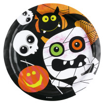 Halloween Kids, Tallrik, 23 cm, 8 st