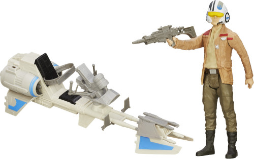 Star Wars, Hero Mashers E7, Hero Series, Figure & Vehicle, 30 cm