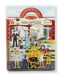 Melissa & Doug, Återanvändbara tjocka stickers, Häftiga yrken