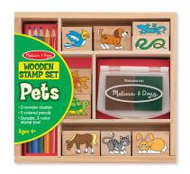 Melissa & Doug, Stämpelset, Husdjur
