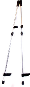 Styltor i aluminium, 128-145 cm