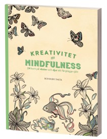 Kreativitet och mindfulness: 24 kort på växter och djur att färglägga och skicka