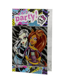 Monster High Inbjudningskort 6