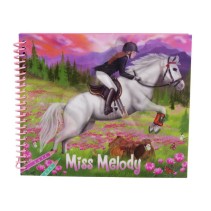Miss Melody, Målarbok 3D Dressup Your Horse