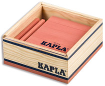 Kapla byggstavar, Rosa, 40 st