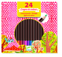 Djeco, 24 Färgpennor