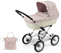 Silver Cross, Elegance, Duovagn + skötväska, Special Edition Vintage Rose