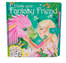 TOPModel, Fantasy Friend Målarbok med gnuggisar