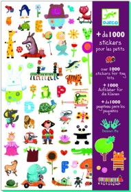 Djeco, 1000 Klistermärken Storpack