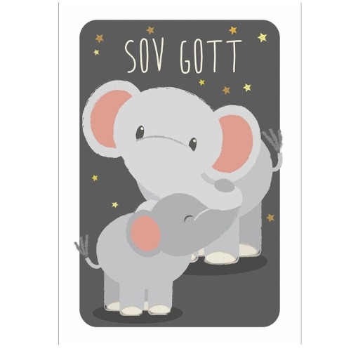 Studio Circus, Affisch Elefant Sov Gott 21×30 cm