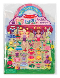Melissa & Doug, Återanvändbara tjocka stickers, Feer