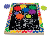 Melissa & Doug, Klurig kugghjulstavla