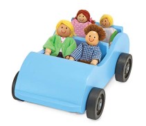 Melissa & Doug, Träbil med familj