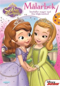 Disney Sofia den Första, Målarbok med Klistermärken
