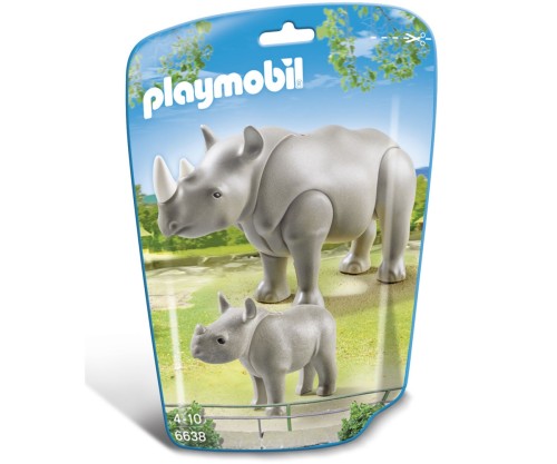 Playmobil City Life, Noshörning med unge