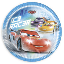 Disney Cars Ice Racers, Tallrik 23 cm, 8 st