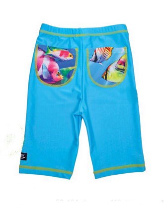 Swimpy, UV-shorts fisk turkos, 98-104 cl, 2-4 år