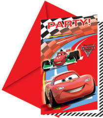 Disney Cars, Inbjudan, 6 st