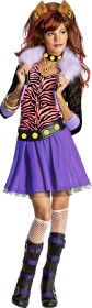 Monster High, Maskeraddräkt, Clawdeen Wolf, Strl 128
