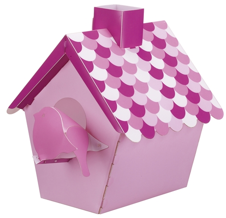 Kids Concept, Vägglampa fågelbo, Rosa