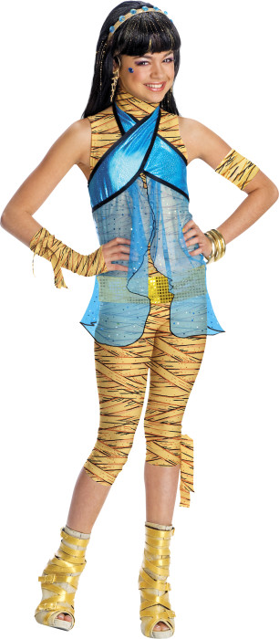 Monster High, Maskeraddräkt, Cleo De Nile, Strl 116